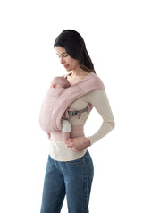 Mehka nosilka za novorojenčke Ergobaby Embrace Newborn Carrier - Blush Pink