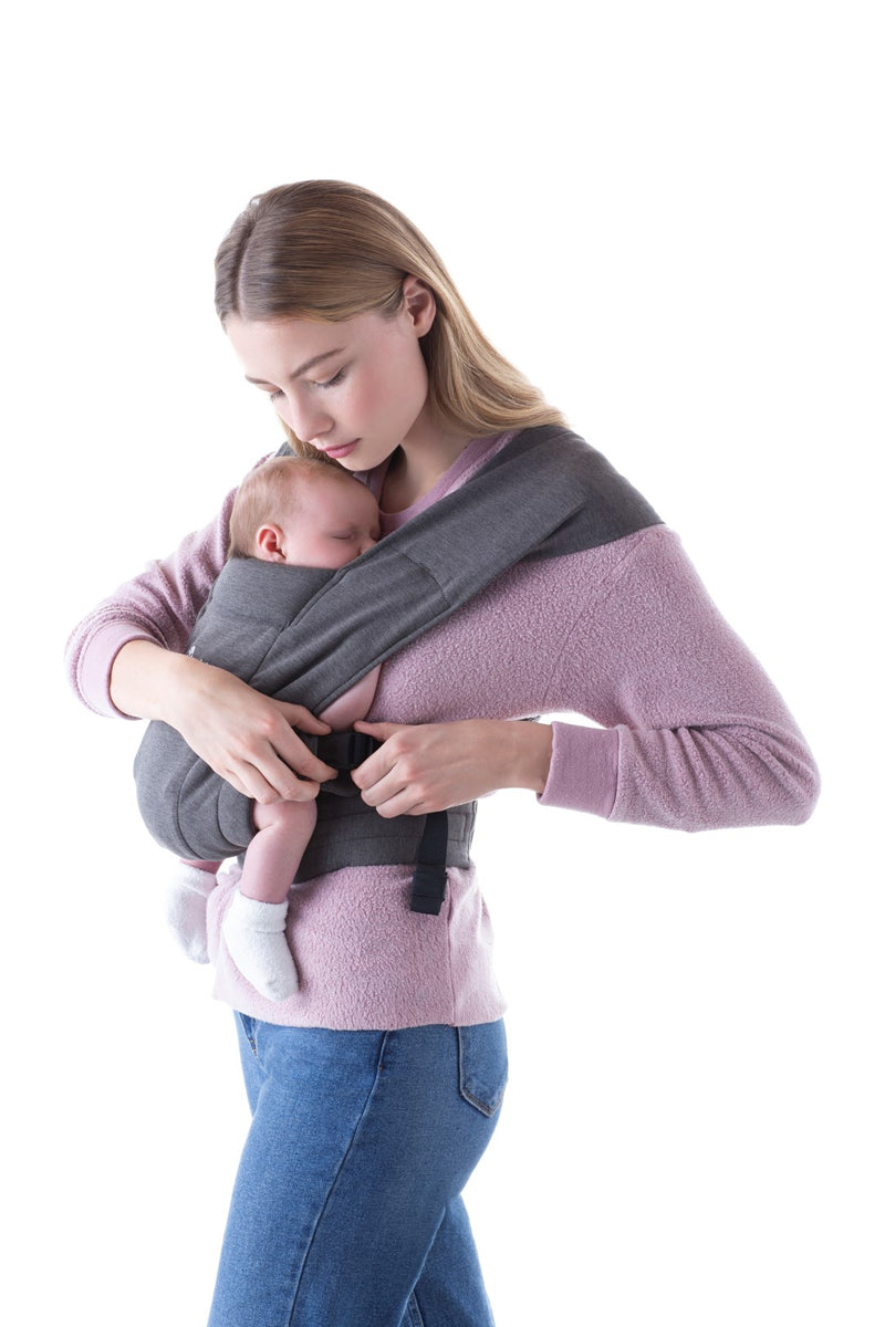 Mehka nosilka za novorojenčke Ergobaby Embrace Newborn Carrier - Heather Grey