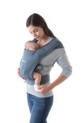 Mehka nosilka za novorojenčke Ergobaby Embrace Newborn Carrier - Oxford Blue